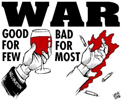 Krieg ist gut für wenige, aber schlecht für die meisten