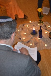 Szene aus dem Friedensgebet