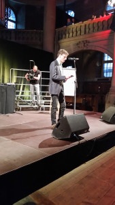 Preacher-Slam: Philipp König, Pfarrer und aufbruch-Mitarbeiter.