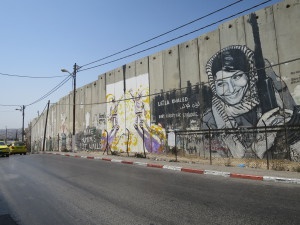 Die Mauer, die Land frisst: Im Bild ein Abschnitt in Bethlehem