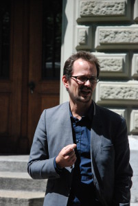 Nationalrat Balthasar Glättli fordert die Aufnahme von 100000 Flüchtlingen (Foto: Wolf Südbeck-Baur)