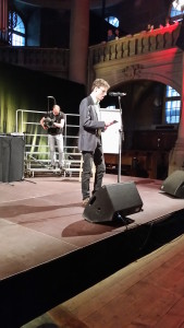 Preacher-Slam: Philipp König, Pfarrer und aufbruch-Mitarbeiter.