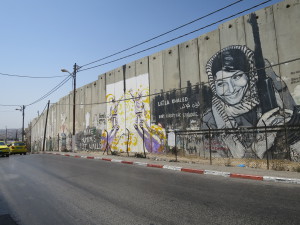 Die Mauer, die Land frisst: Im Bild ein Abschnitt in Bethlehem